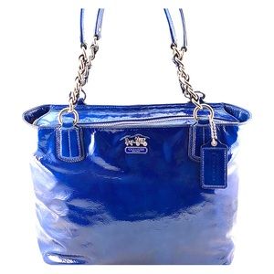 💙Authentic Coach Ultramarine Patent Madison